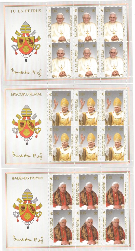Cité du Vatican 2004/2011 - Lot de timbres et feuillets #3.2