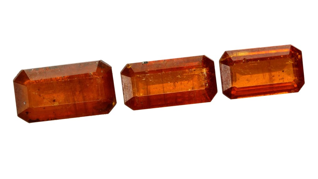 Ingen mindstepris - 3 pcs Orange, Brun Kyanit - 11.60 ct - Instituto Gemólogico Español (IGE) #3.2