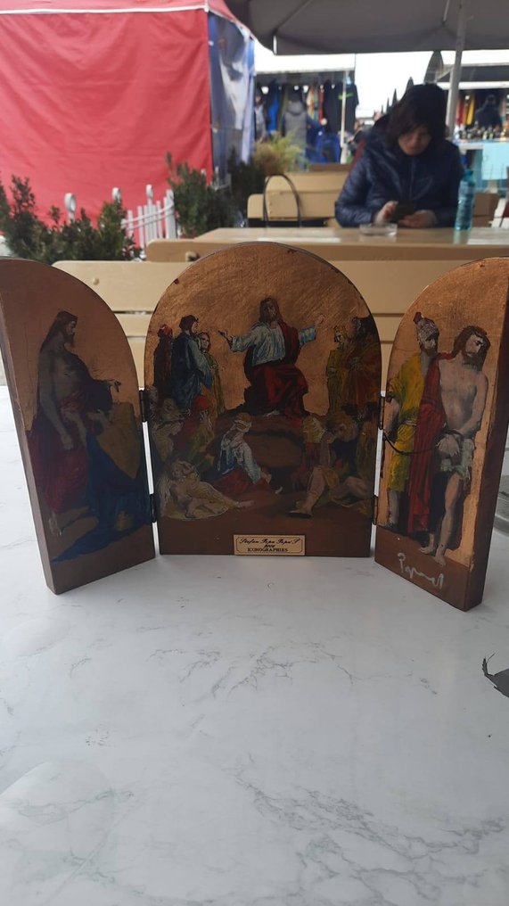 Stefan Popa Popas (XX) - Jesus with saints #2.1