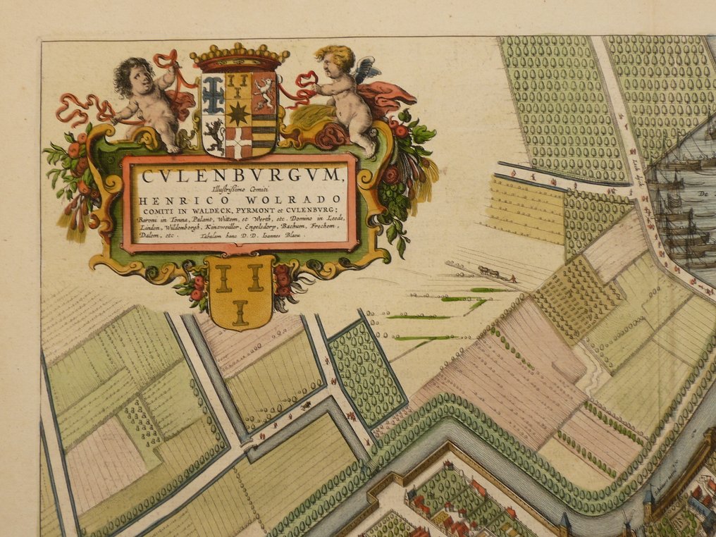 Alankomaat - Culemborg; J. Blaeu - Culenburgum - 1649 #2.1