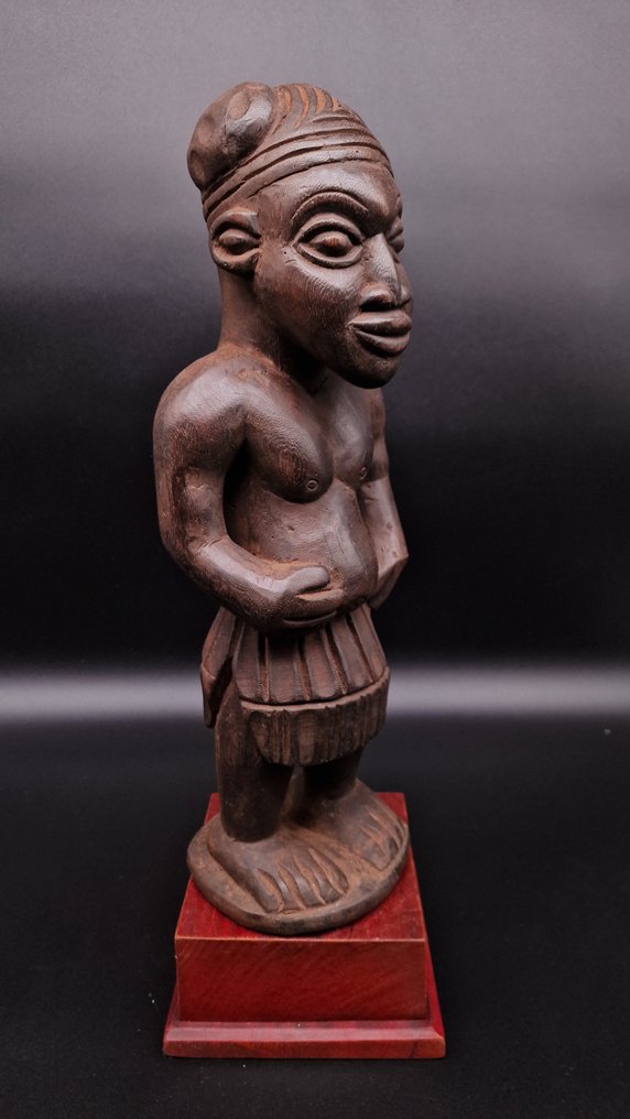 Υπέροφο άγαλμα των βασιλιάδων από ξύλο. - kom - Cameroon  (χωρίς τιμή ασφαλείας) #1.0