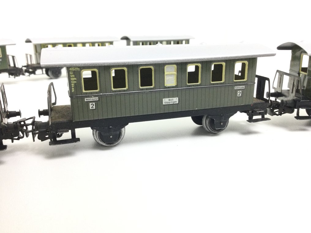 Märklin H0 - 4040 - 模型客運火車 (10) - 10节客车车厢“donderbussen” - DB #3.2