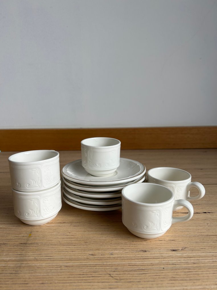 德国唯宝 - 咖啡套装 - 瓷 - 咖啡杯和茶托 #1.0