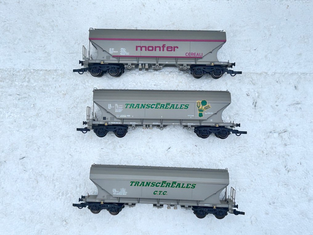 Trix H0 - 24500 - Σετ τρένου μοντελισμού μεταφοράς εμπορευμάτων (1) - σετ 3 δειγμάτων - SNCF #1.0