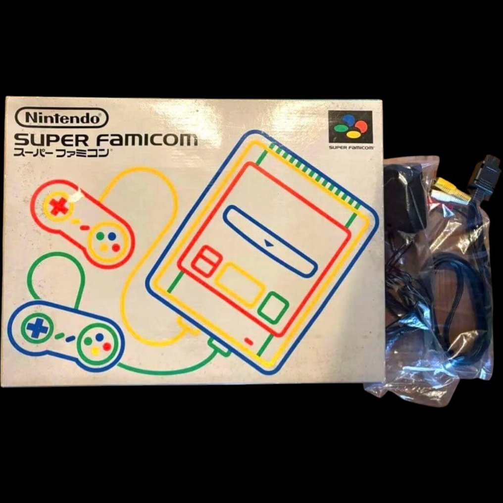 Nintendo - Super Famicom (Japanese SNES) - Set with 3 Games (Japan, 1990) - 電玩遊戲機 + 遊戲 #1.0