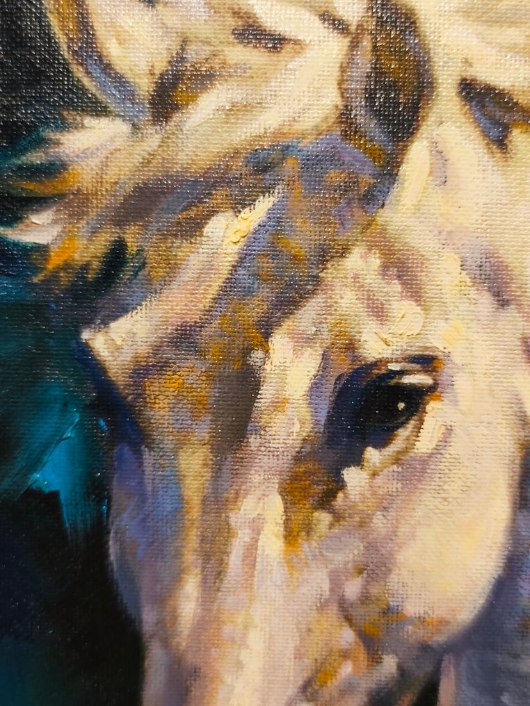 Fernando Fernández (1940-2010) - Cabeza de caballo blanco #2.1