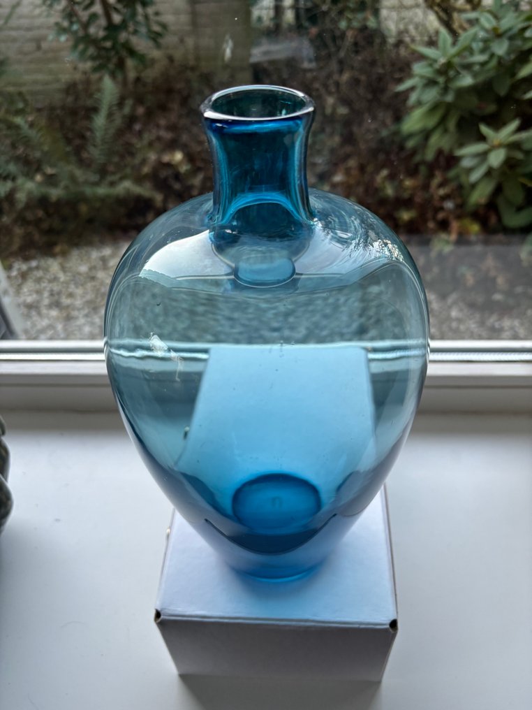 Glasfabriek Leerdam - Floris Meydam - Vas  - Glas - 2 blomvaser #4.3
