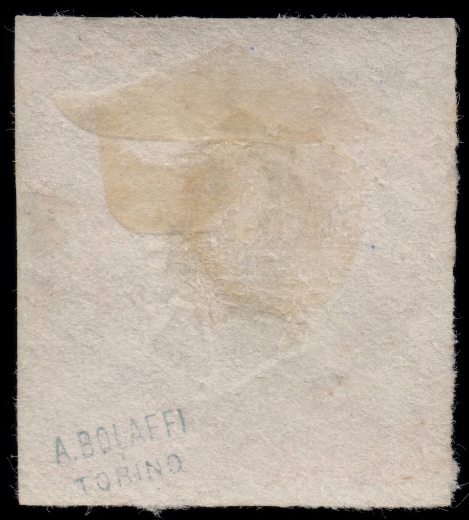 Αρχαία ιταλικά κράτη - Νάπολη 1861 - Περιφέρεια Νάπολης, 5 γραμμάρια βερμίζλιο. Καπούα, 13 Νοεμβρίου 1861. Υπογεγραμμένο από τον A. - Sassone 21a #1.0