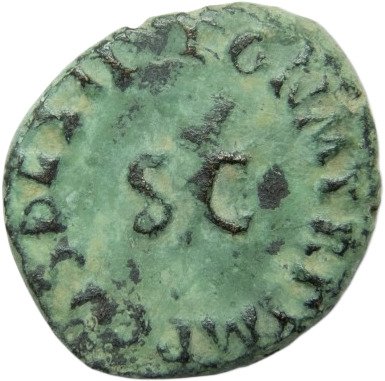Ρωμαϊκή Αυτοκρατορία. Claudius (AD 41-54). Quadrans Minted in Rome, 41 A.D. Modius. PON M TR P IMP COS DES IT around large S C. Lot of two (2) coins  (χωρίς τιμή ασφαλείας) #2.1