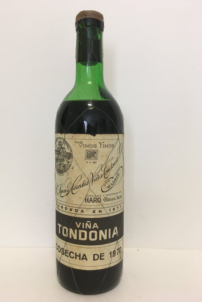 1970 R. Lopez de Heredia, Viña Tondonia - 里奥哈 Gran Reserva - 1 Bottle (0.75L) #1.0
