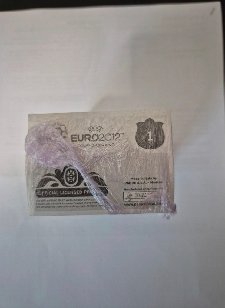 Panini Euro 2012 Cristiano Ronaldo 1 Empty album + complete loose sticker set - Excellent (EX) #2.1