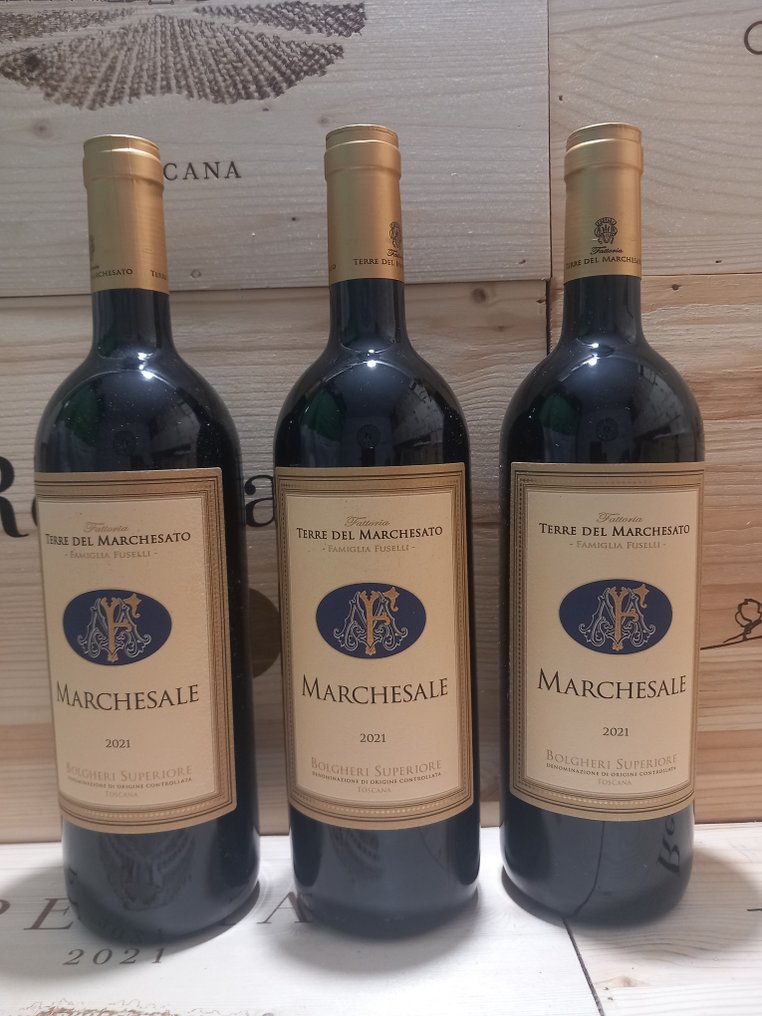 2021 Terre del Marchesato 'Marchesale' - Bolgheri Superiore, DOC - 3 Bouteilles (0,75 L) #1.0