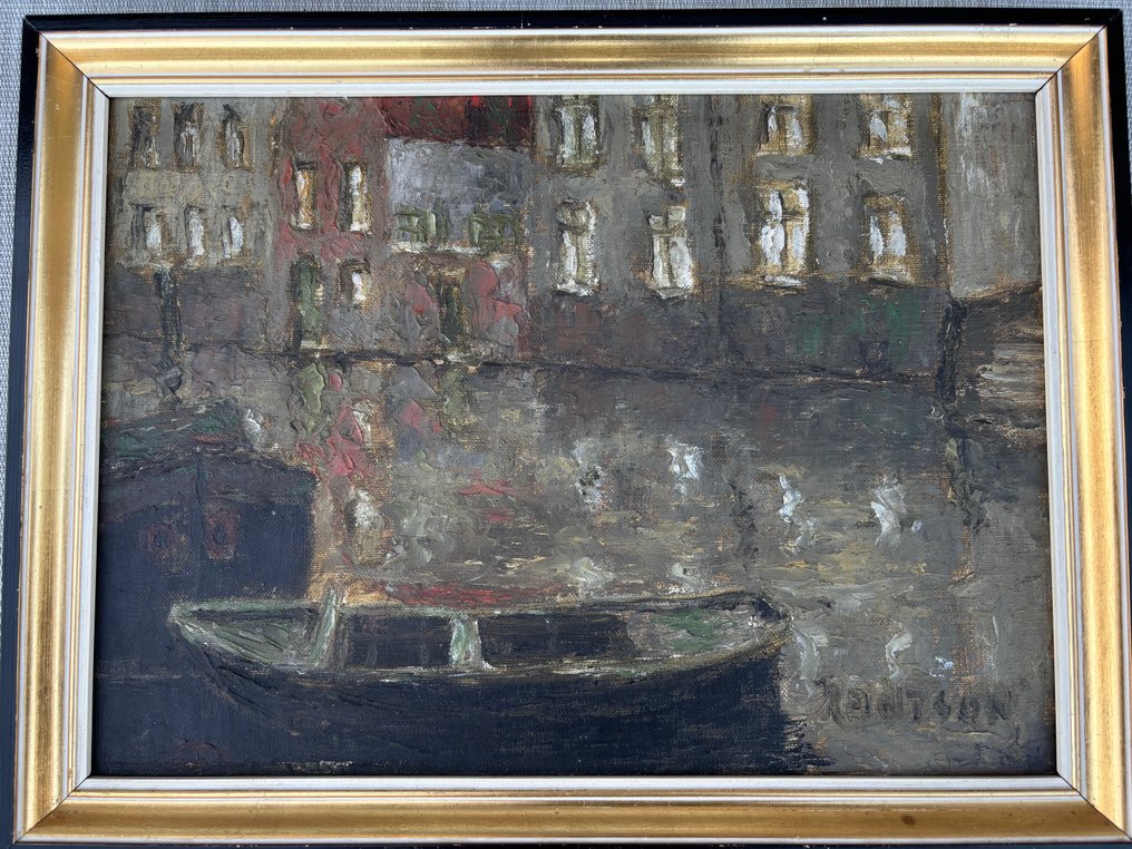 Carine Hanson (1958-) - Avondgezicht te Gent #4.3