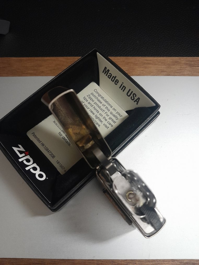 Zippo - Fără preț de rezervă - Brichetă de buzunar - Oțel #3.2