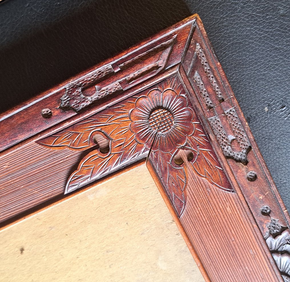 Handgemaakt hout gesneden frame - Keret  - Fa #3.2