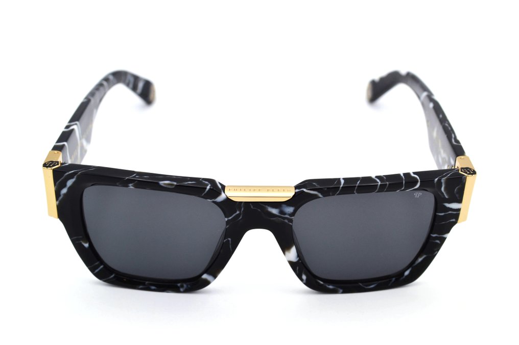 Philipp Plein - PLEIN GLARES SPP095 - Exclusive Acetate & Gold Plated Design - *New* - Solbriller #4.3