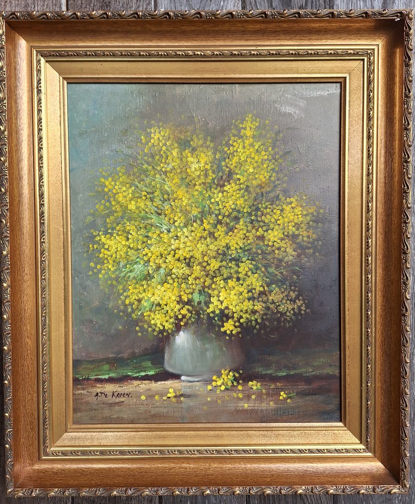 A. De Kroen (XX) - Stilleven Mimosa #1.0