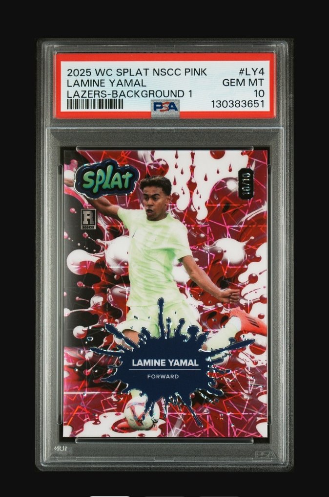 2025 Wild Card Splat Lamine Yamal /10 Rookie-kort - PSA 10 Graded card #1.0