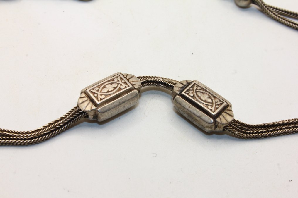 Catena argento orologio Napoleone III 1850 - 1850-1900 #3.2