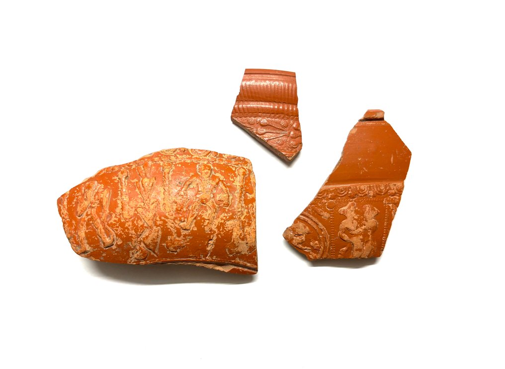 古羅馬 terra sigillata 碎片 - 6 cm  (沒有保留價) #1.0