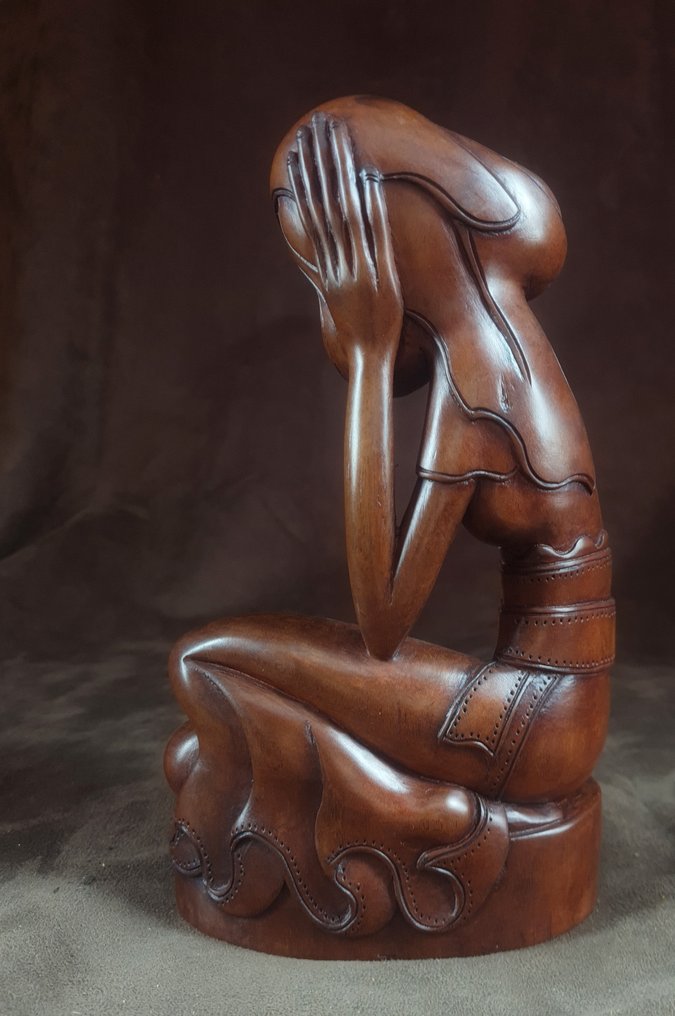 装饰艺术风格雕塑 - 巴厘岛 - 印度尼西亚  (没有保留价) #2.1