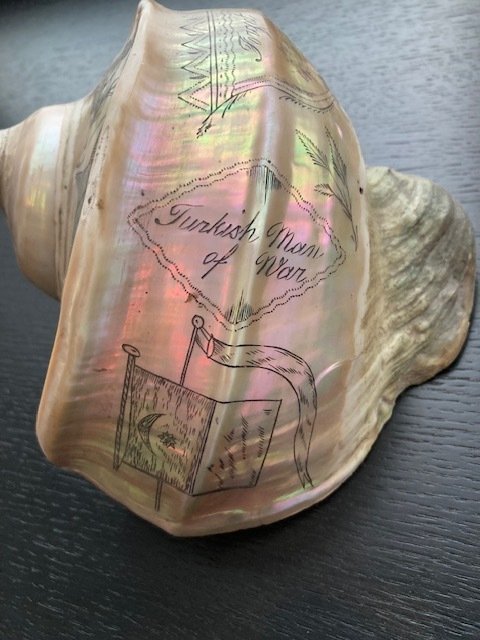 Skulptur, Vrijmetselarij Uniek object - 15 cm - Perlemor - 1854 #2.1