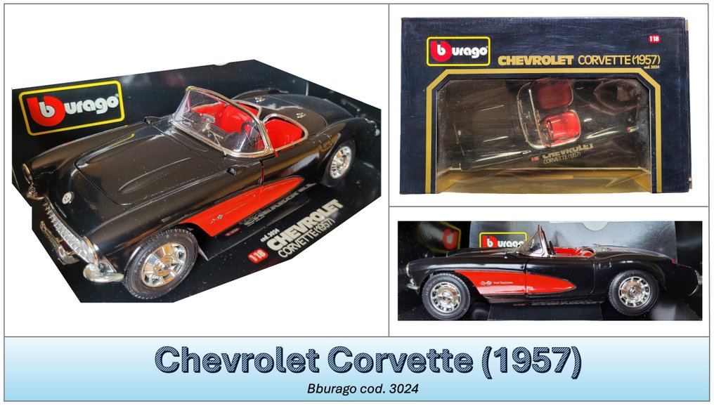 Bburago, Maisto 1:18 - Model car  (6) - American Legends #3.2