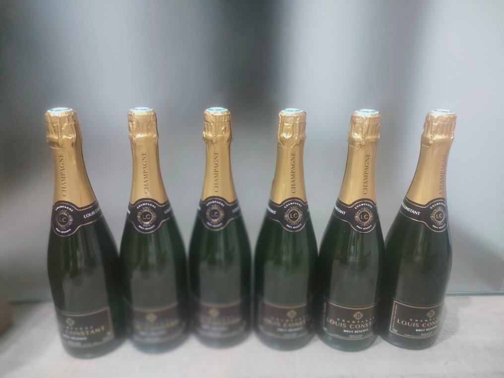 Louis Constant, Champagne Louis Constant - Champagne brut reserve - 6 Bottiglie (0,75 L) #1.0