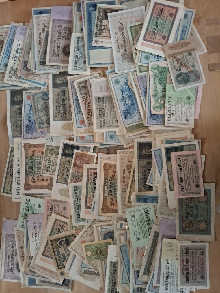 Tyskland. - 450 banknotes - various dates (Ingen mindstepris) #1.0
