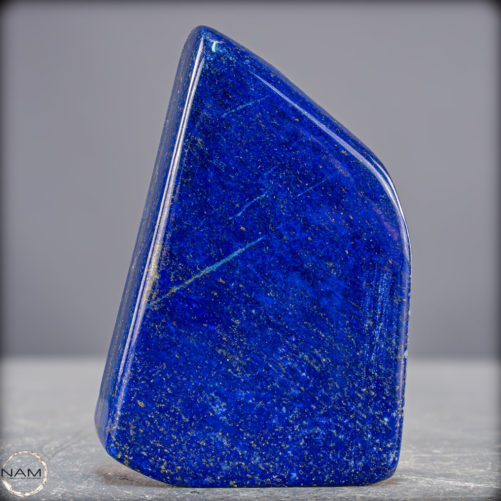 天然青金石不规则形状 超凡品质的群青蓝- 412.28 g #4.3