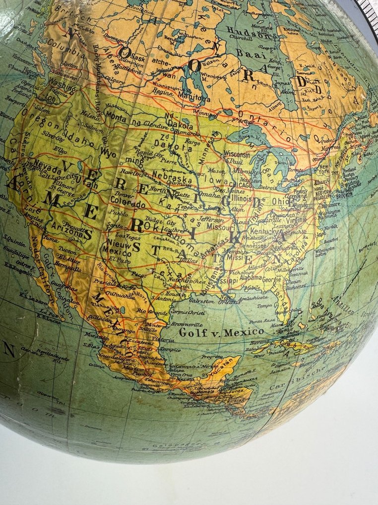 Terrestrial table globe - Columbus Aardglobe，1950 - 1950-1960 #3.2