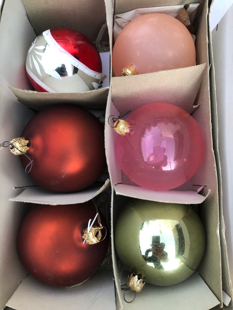 Bolas de Natal (46) - Vidro - Bolas e formas de Natal #1.0