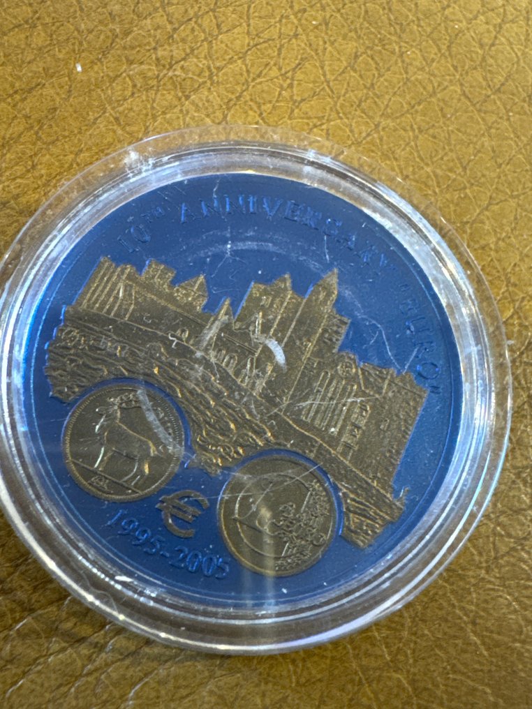 利比里亚. 5 Dollars 2005  - irland - Niob - 7,78g  (没有保留价) #2.1