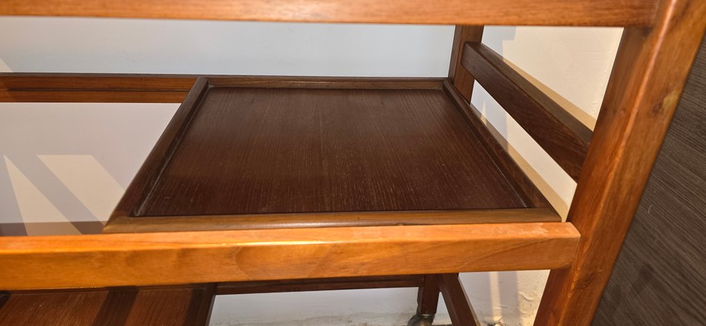 Franco albini style - Καροτσάκι σερβιρίσματος - Midcentury - Mahogany #3.2