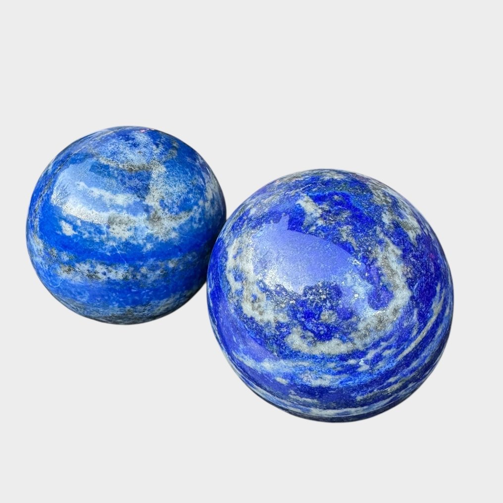 Lapislazuli rare avec pyrite d'or de haute qualité Sphère- 1335 g - (2) #1.0