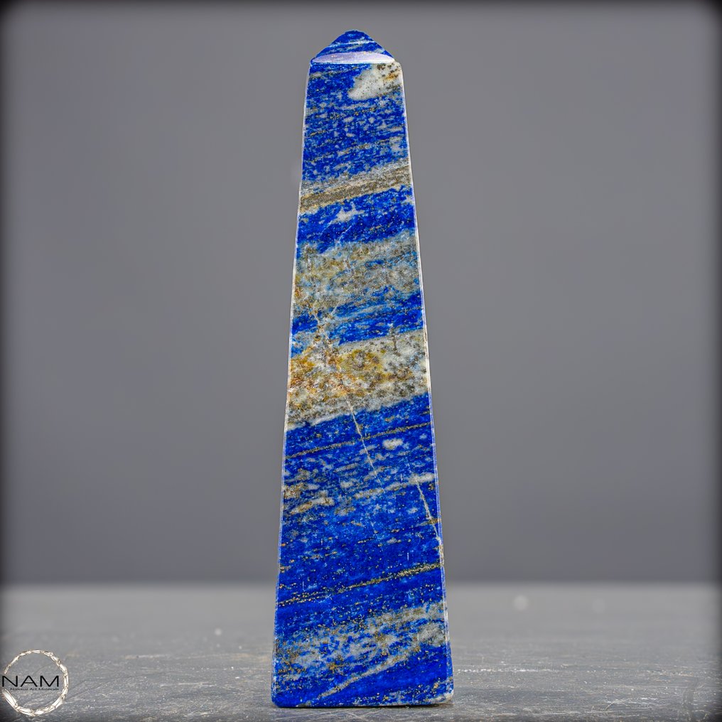 天然的青金石方尖碑 显著的国王蓝色- 316.15 g #1.0