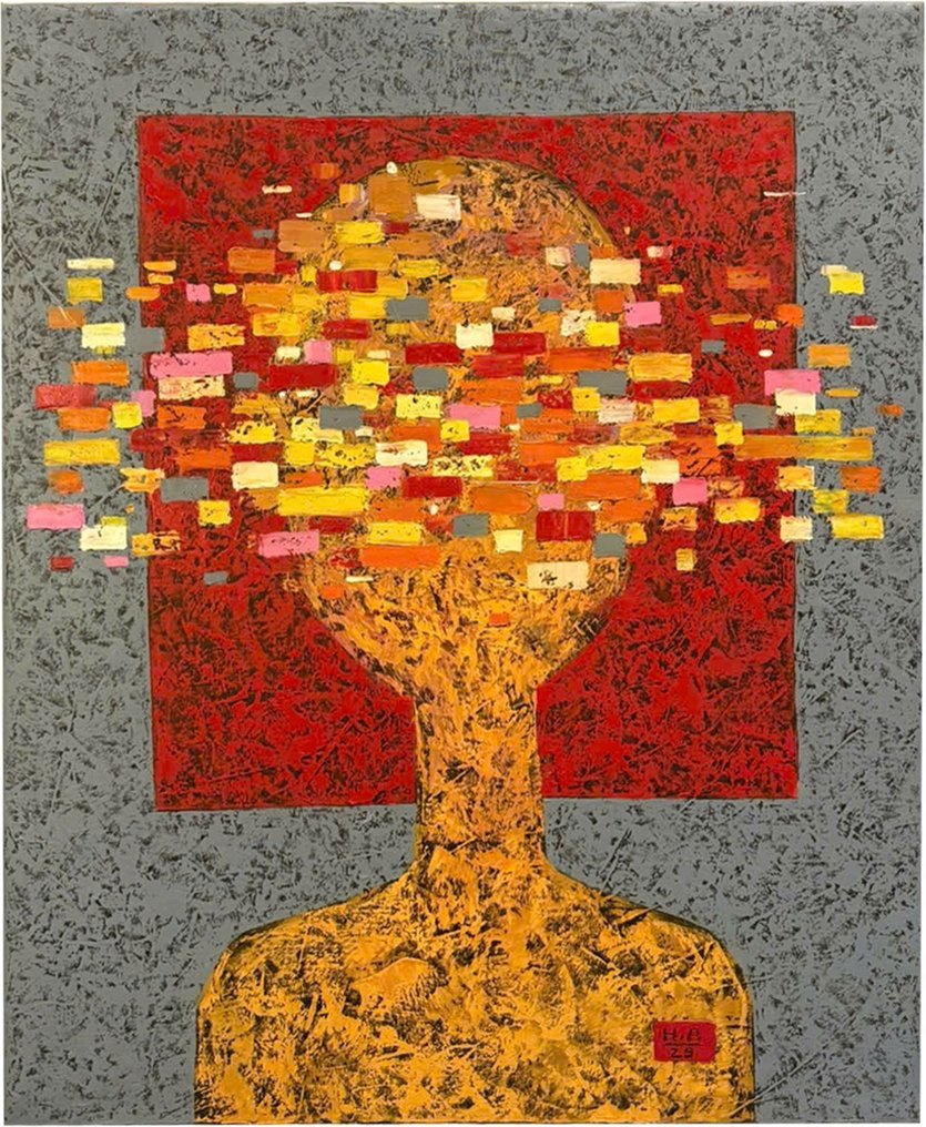 Hoang Anh (1984) - L'Esprit Fragmenté 118.50 X 100 cm #2.1