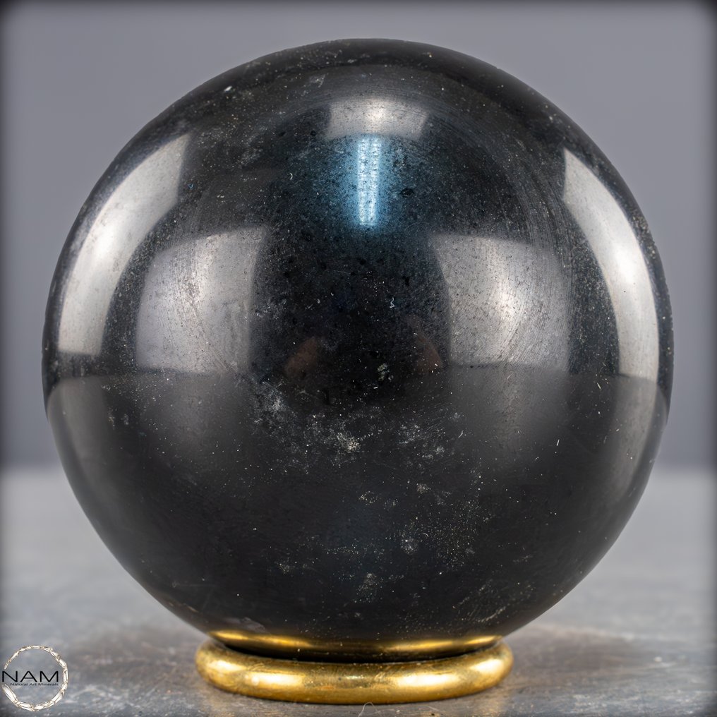 独家黑色碧玺球 象征力量与保护的符号，来自巴西- 894.87 g #1.0