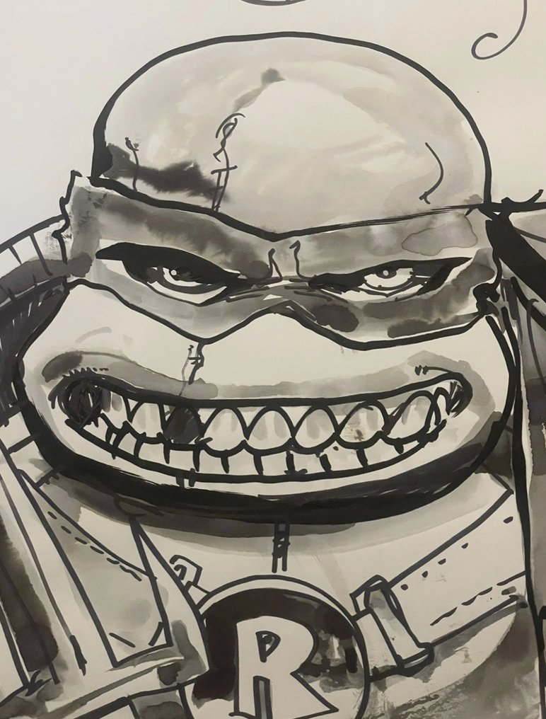 Simon Bisley - 1 Original drawing - Tartarughe Ninja - Raffaello Tartarughe Ninja #2.1