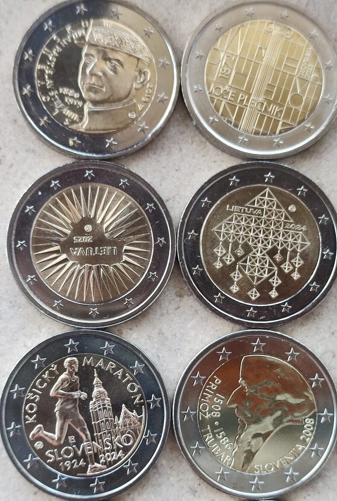 Ευρώπη. 2 Euro 2008/2025 (25 moedas) (χωρίς τιμή ασφαλείας) #2.1