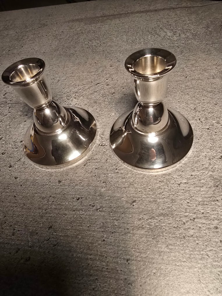 Kandelaar (2) - .835 zilver - Royal van Kempen & Begeer #1.0