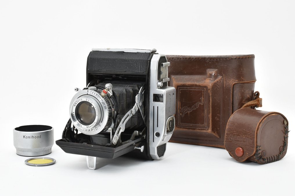 Konica Pearl II 6x4.5 Hexar 4.5/75mm Φωτογραφική μηχανή με τηλέμετρο (χωρίς τιμή ασφαλείας) #1.0