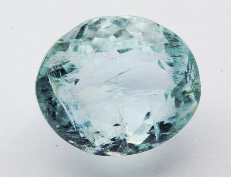 Senza prezzo di riserva Blu Acquamarina  - 8.16 ct - Instituto Gemólogico Español (IGE) #3.2