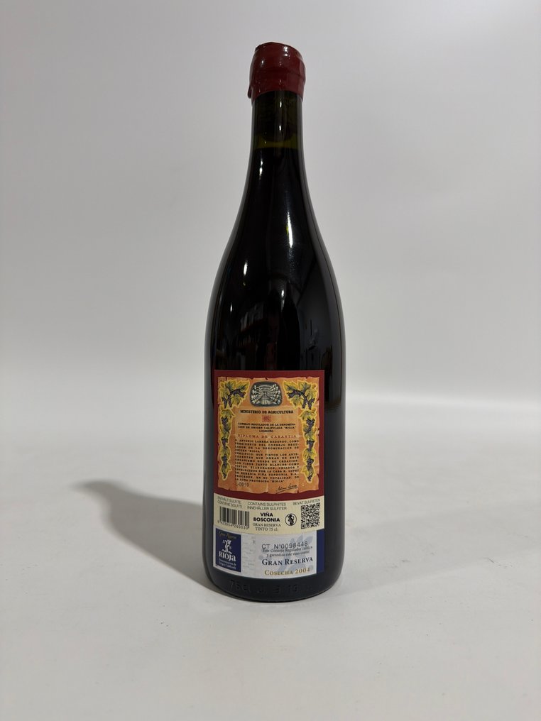 2004 R. López de Heredia, Viña Bosconia - Rioja Gran Reserva - 1 Pullo (0.75L) #1.0