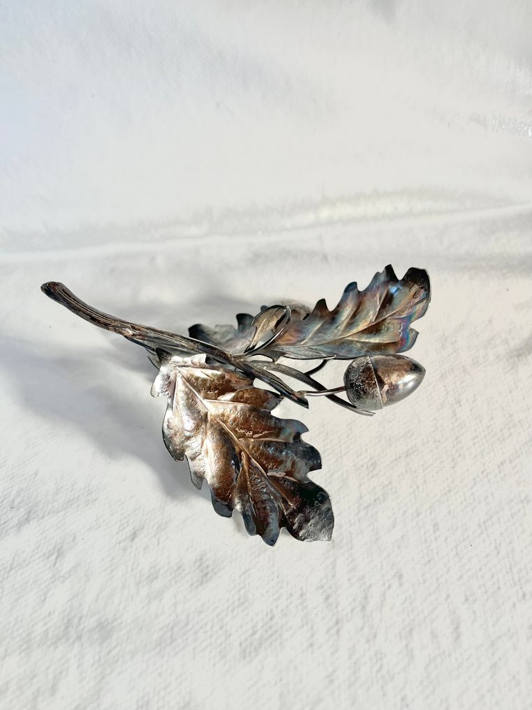 Mario Buccellati - Skulptur, Ramo di noccioline 13 cm timbrato - 8.5 cm - .925 silver #3.2