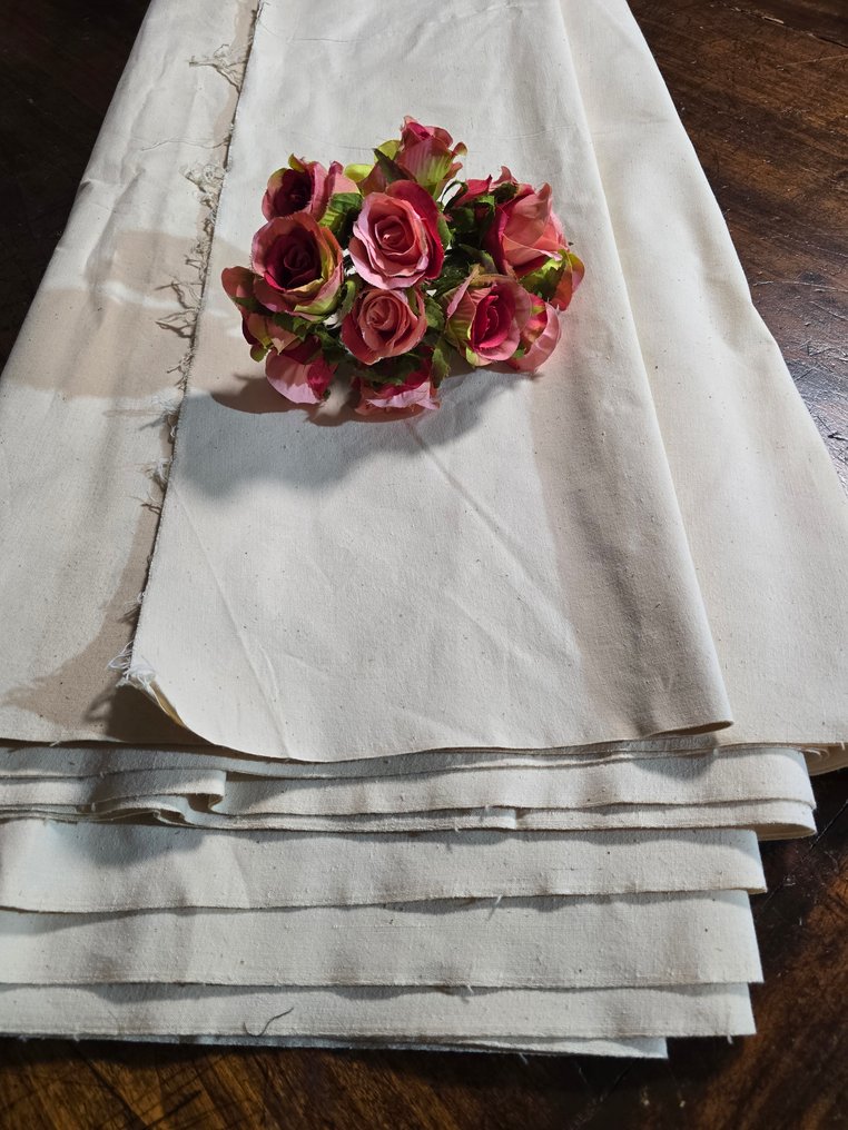 纺织品  - 780 cm - 150 cm - 古老的织物 #1.0