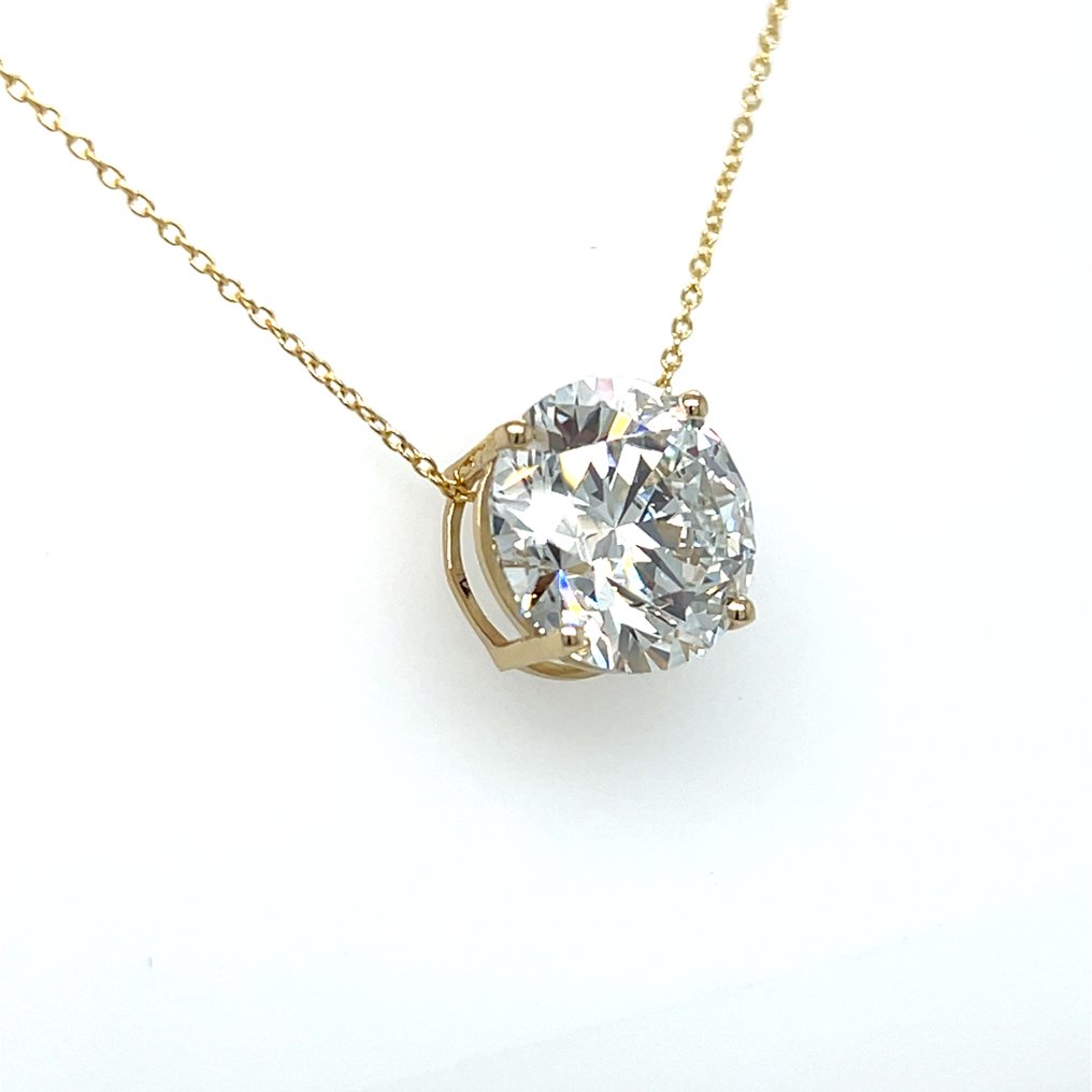 Necklace - 14 kt. Yellow gold - 7.07ct. tw. Diamond (Lab-grown) #2.1