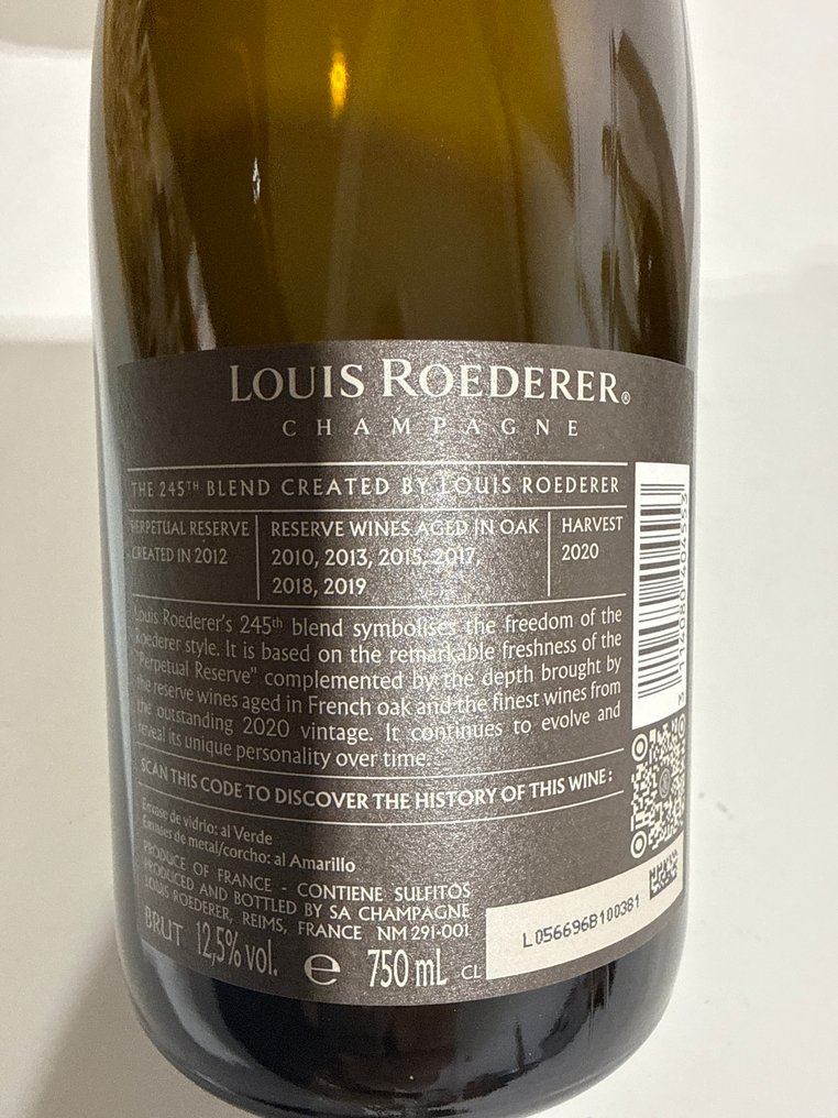 Louis Roederer, Collection 245 - 香槟地 Brut - 3 Bottles (0.75L) #4.3