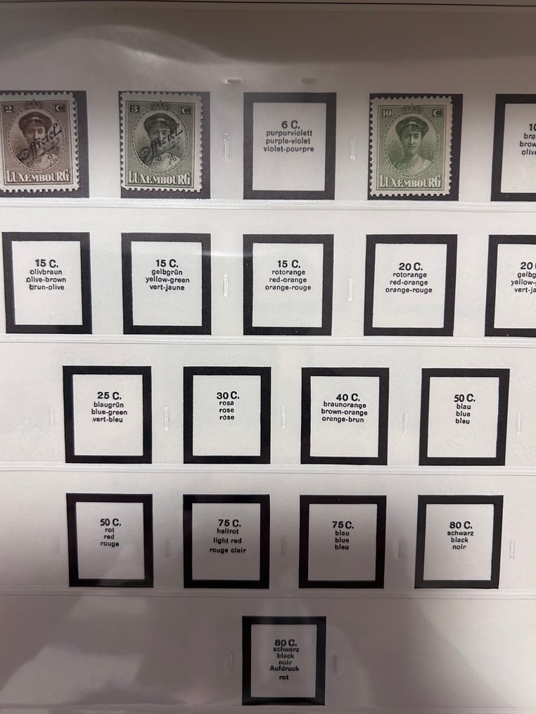 Europa  - Luksemburg – Ważna kolekcja klasyczna i półnowoczesna – Caritas, surtax, okupacja, bloki – #2.1