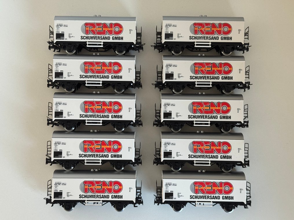 Märklin H0 - 4415 / 85708 - 模型貨運火車 (1) - 冷藏车,Reno Schuhversand GmbH 10件 - DB #1.0